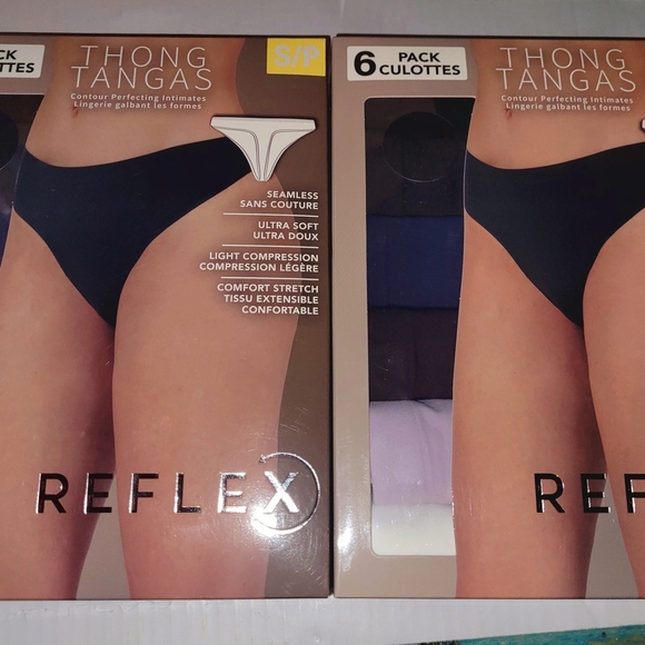 12 Pc of New Reflex Thong and Culottes Set (2 Boxes of 6) Size Small US 4-6 - Picture 1 of 2
